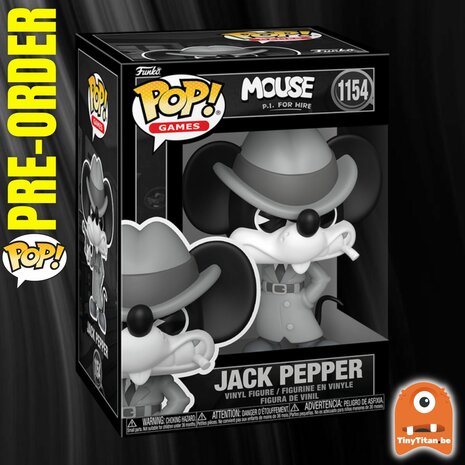 Funko POP! MOUSE PI FOR HIRE 1154 Jack Pepper Pre-Order