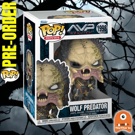 Funko POP! PREDATOR 1998 Wolf Predator Pre-Order