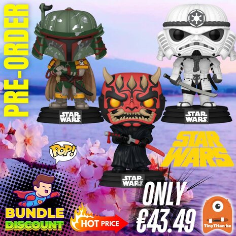 FUNKO POP! Super Discount Bundle of 3 STAR WARS IMPRESSIONS Pre-Order