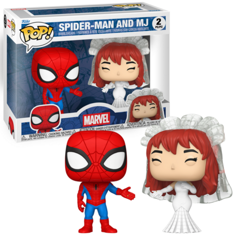 Funko POP! SUPERHERO COUPLES 2 Pack Spider-Man & MJ Pre-Order