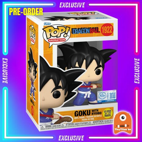 Funko POP! Dragon Ball 1922 Goku With Nyoibou EXCLUSIVE Pre-Order