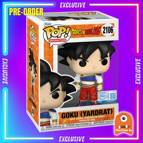 Funko POP! Dragon Ball 2106 Goku Yardrat EXCLUSIVE Pre-Order
