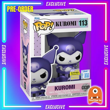 Funko POP! Sanrio: Hello Kitty and Friends 113 Kuromi Metallic EXCLUSIVE Pre-Order