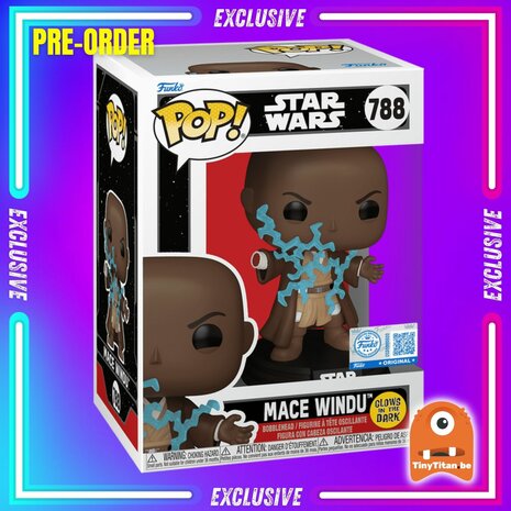 Funko POP! Star Wars 788 Mace Windu EXCLUSIVE Pre-Order