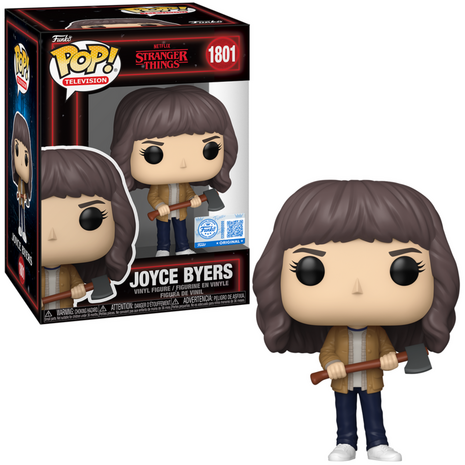 Funko POP!  Stranger Things 1801 Joyce Byers (with Axe) EXCLUSIVE Pre-Order