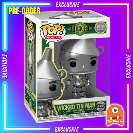 Funko POP!  Wicked For Good 1931 Tin Man (Metallic) EXCLUSIVE Pre-Order