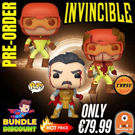 FUNKO POP! Super Discount Bundle of 2 + CHASE INVINCIBLE Pre-Order