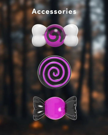 Mighty Jaxx - Kandy: Sanrio Kuromi Spooky Fun Series 6 INCH