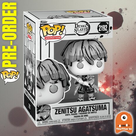 Funko POP! DEMON SLAYER 2192 Zenitsu (Sumi-ink) Pre-Order