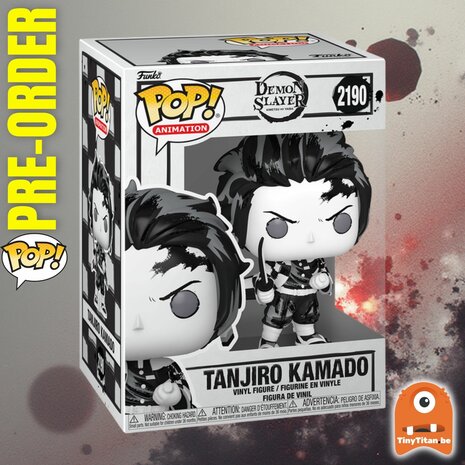 Funko POP! DEMON SLAYER 2190 Tanjiro (Sumi-ink) Pre-Order