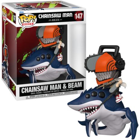 Funko POP! CHAINSAW MAN REZE 147 Chainsaw Man & Beam Pre-Order