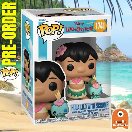 Funko POP! LILO & STITCH 1741 Hula Lilo with Scrump Pre-Order