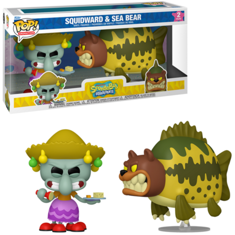 Funko POP! SPONGEBOB 2- Pack Squidward & Sea Bear Pre-Order