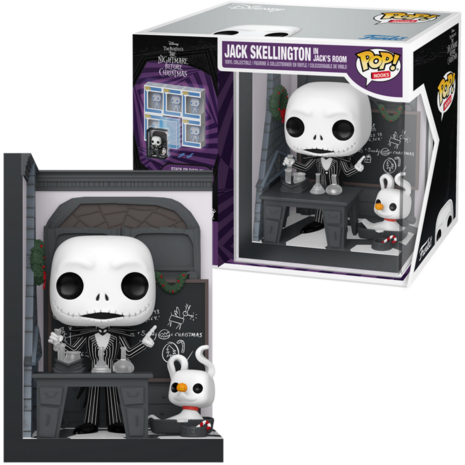 Funko POP! NIGHTMARE BEFORE CHRISTMAS Nooks Jack Skellington's Room Pre-Order