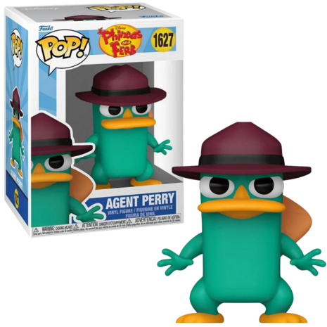 Funko POP! PHINEAS & FERB 1627 Agent Perry Back Order