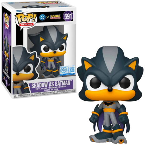 Funko POP! JLA & SONIC 591 Shadow As Batman Back Order