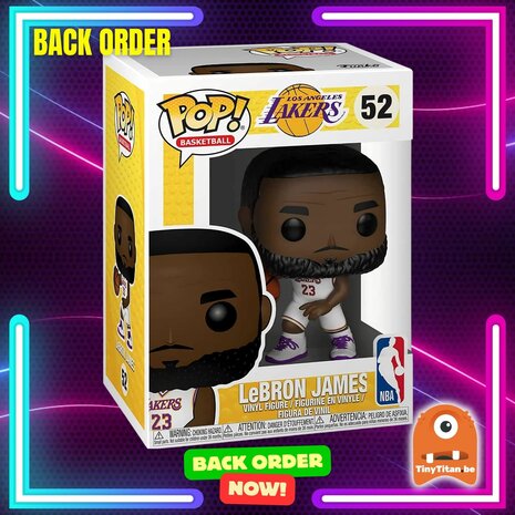 Funko POP! NBA - Lakers 52 Lebron James Back Order