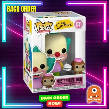 Funko POP! THE SIMPSONS 1741 Krusty & Mr. Tenny Back Order