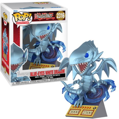 Funko POP! YU-GI-OH! Premium 2316 Blue eyes white dragon (Card) Pre-Order