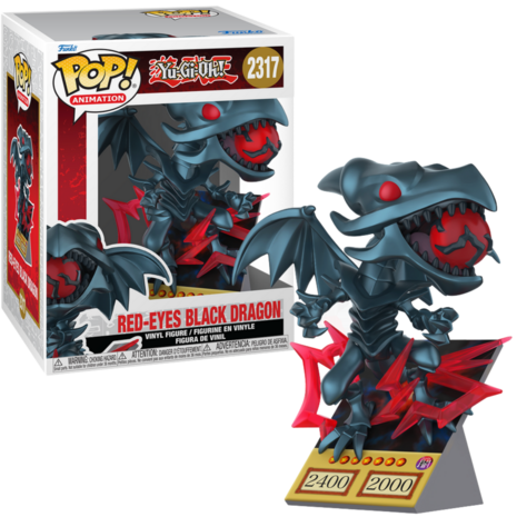 Funko POP! YU-GI-OH! Premium 2317 Red eyes black dragon (Card) Pre-Order