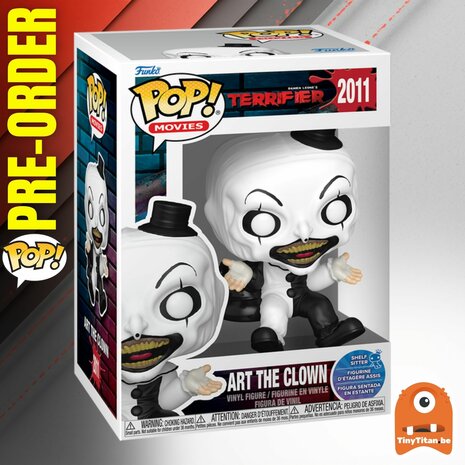 Funko POP! TERRIFIER 2011 Art the Clown (Shelf Sitter) Pre-Order