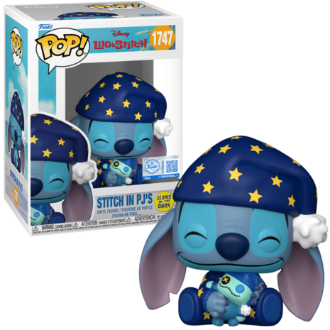 Funko POP! Lilo & Stitch 1747 Stitch in PJ's EXCLUSIVE Pre-Order
