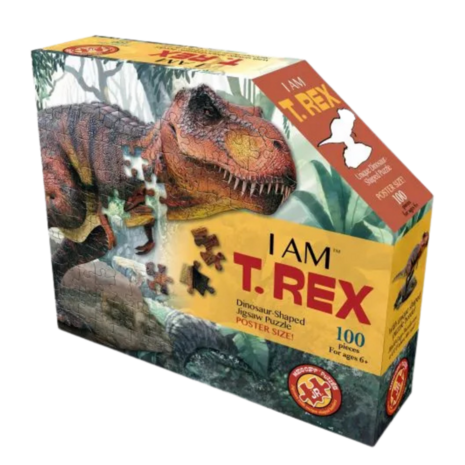 100 Piece Shaped Puzzle - I Am T. Rex 97 x 56 cm (poster size)