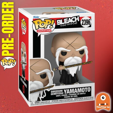 Funko POP! BLEACH TYBW 2396 Genryusai Shigekumi Yamamoto Pre-Order