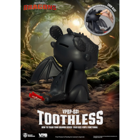 DRAGON - Toothless - Bank Vinyl Figure 12cm