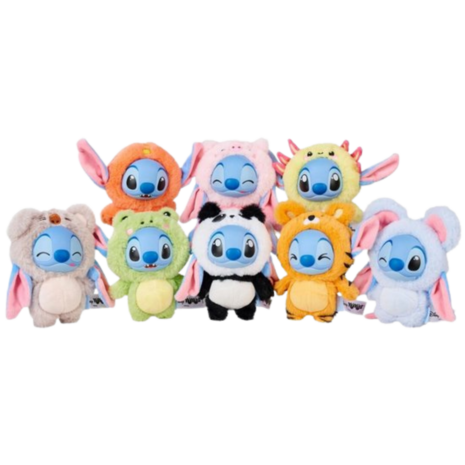 Disney YuYus Plush Key rings Stitch 12 cm Blindbox