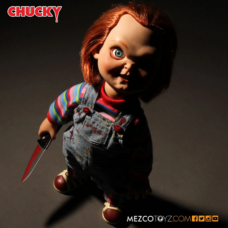 Mezco - CHUCKY - Sneering Chucky - Sound Doll 38cm