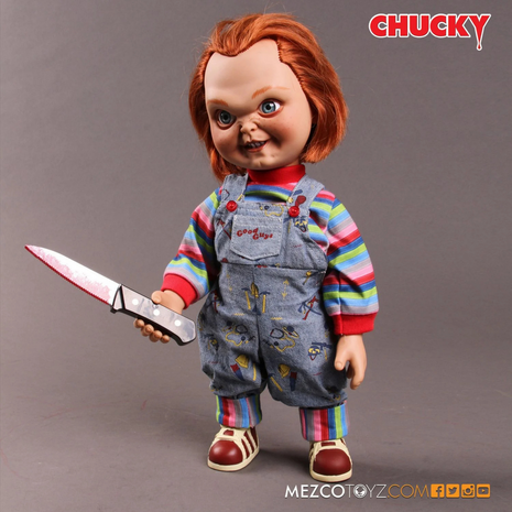 Mezco - CHUCKY - Sneering Chucky - Sound Doll 38cm