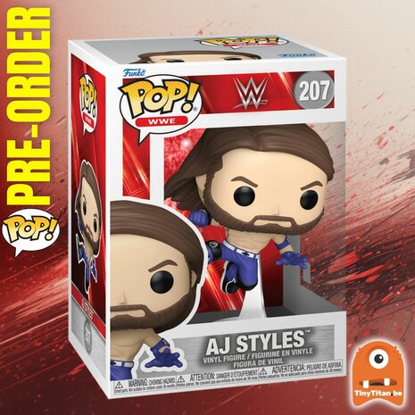 Funko POP! WWE 207 AJ Styles Pre-Order