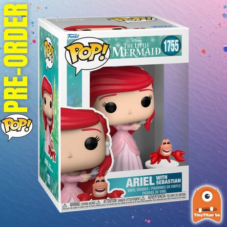 Funko POP! THE LITTLE MERMAID 1755 Ariel with Sebastian Pre-Order