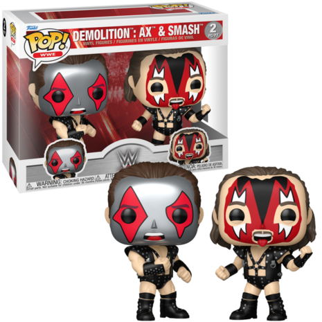 Funko POP! WWE 2- Pack Demolition Ax & Smash Pre-Order