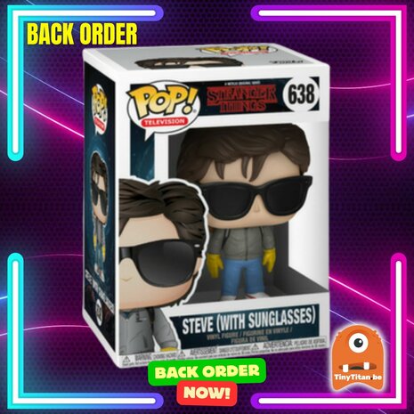 Funko POP! STRANGER THINGS 638 Steve with Glasses Back Order