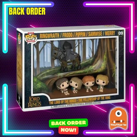 Funko POP! LOTR MOMENTS Deluxe 09 The Fellowship of the Ring Back Order