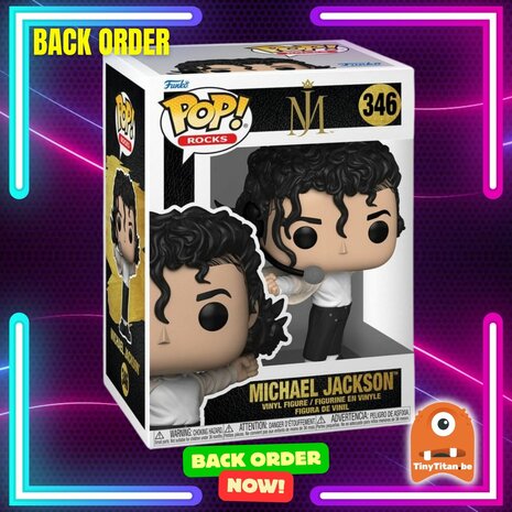 Funko POP! MICHAEL JACKSON 346 Superbowl Back Order