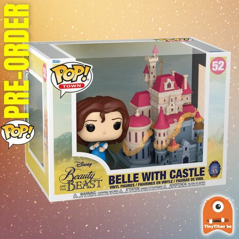 Funko POP! TOWN BEAUTY AND THE BEAST 52 Castle with Belle