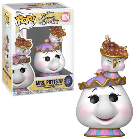 Funko POP! BEAUTY AND THE BEAST 1824 Mrs. Pott with Chip Pre-Order