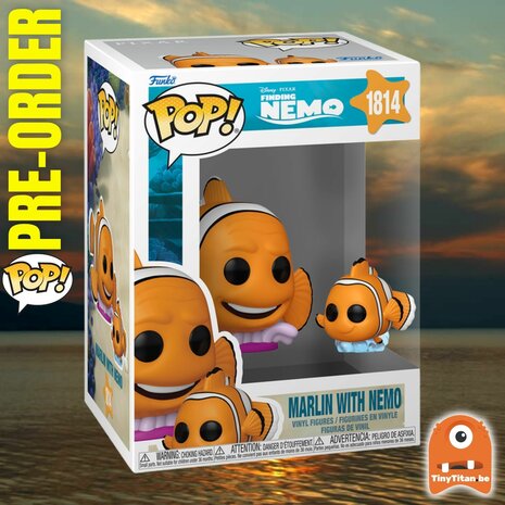Funko POP! FINDING NEMO 1814 Marlin with Nemo Pre-Order