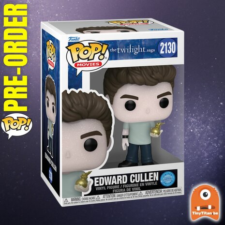 Funko POP! TWILIGHT 2130 Edward GLITTER Chase Pre-Order