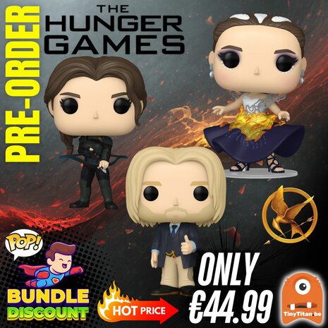 FUNKO POP! Super Discount Bundle of 3 HUNGER GAMES Pre-Order