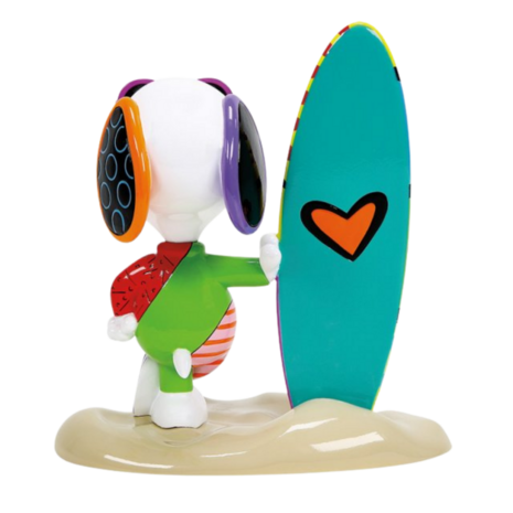 Snoopy Surfing Figurine by Romero Britto 6019027