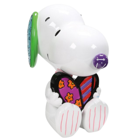 Snoopy Statue with Britto Heart by Romero Britto 6019025