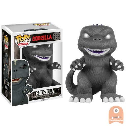 POP! Movies Godzilla - Black &amp; White (Purple Back) #239  