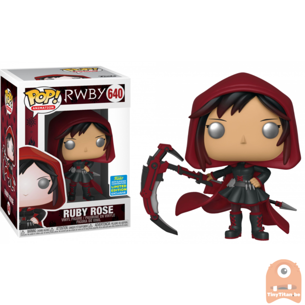 POP! Animation Ruby Rose w/ Hood #640 RWBY - SDCC