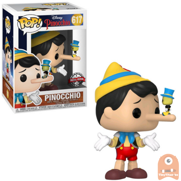POP! Disney Pinocchio with Jiminy Cricket Exclusive #617 