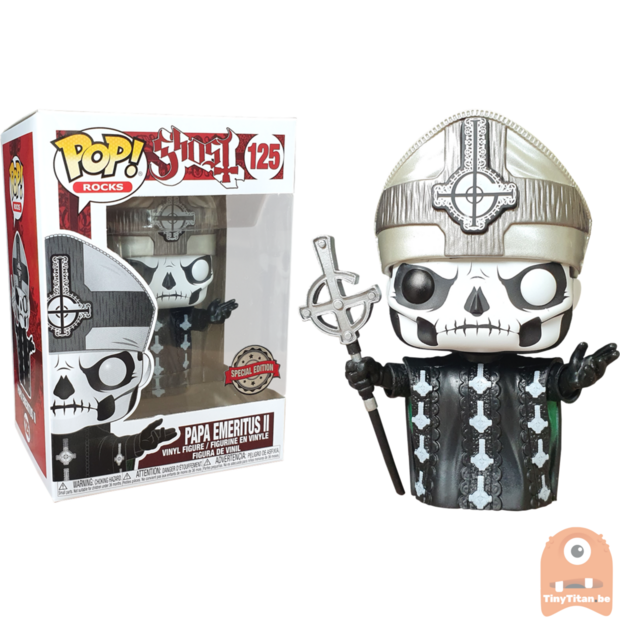 POP! Rocks Papa Emeritus II #125 Ghost Exclusive