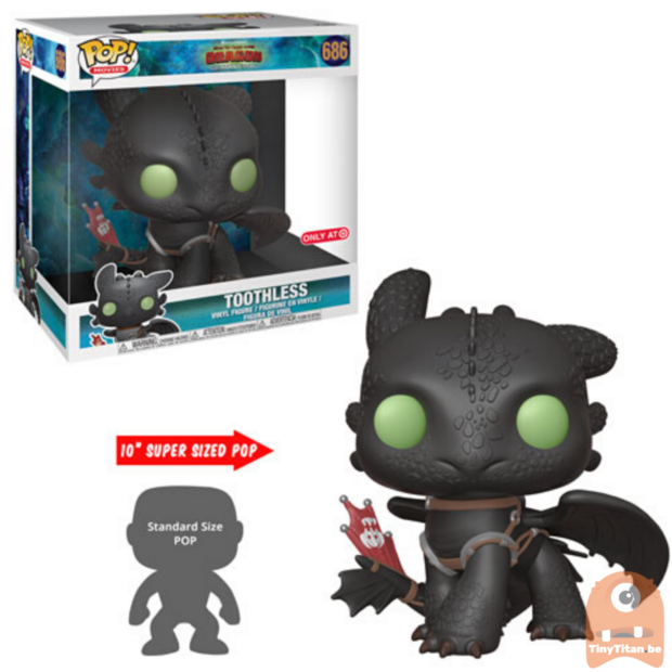 POP! Movies Toothless 10 INCH #686 How To Train A Dragon